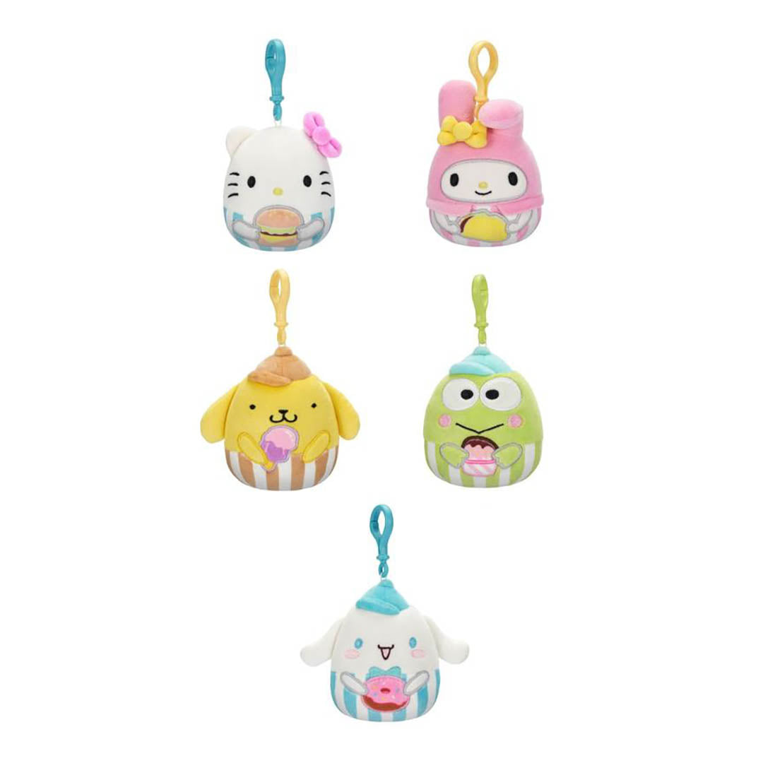 Squishmallows Hello Kitty Food Truck Clips
