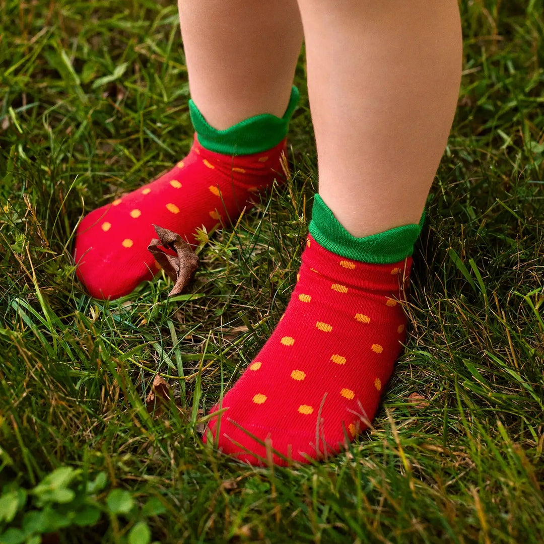 NEW Mini Strawberry Crew Socks