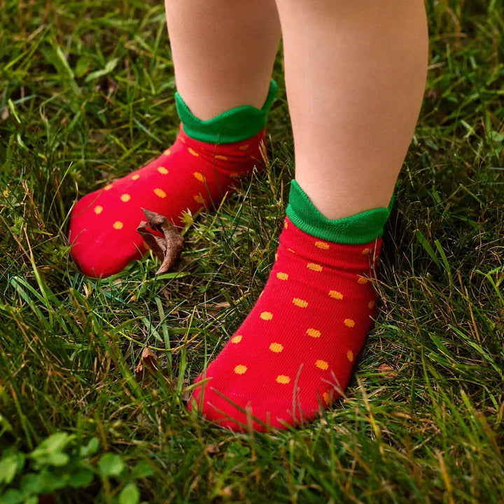NEW Mini Strawberry Crew Socks