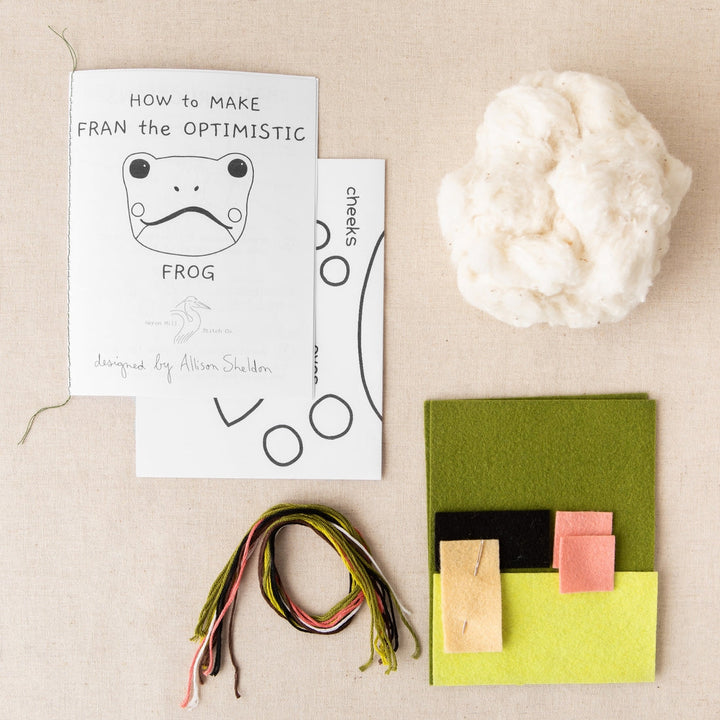 NEW DIY CRAFT KIT: Fran the Optimistic Frog