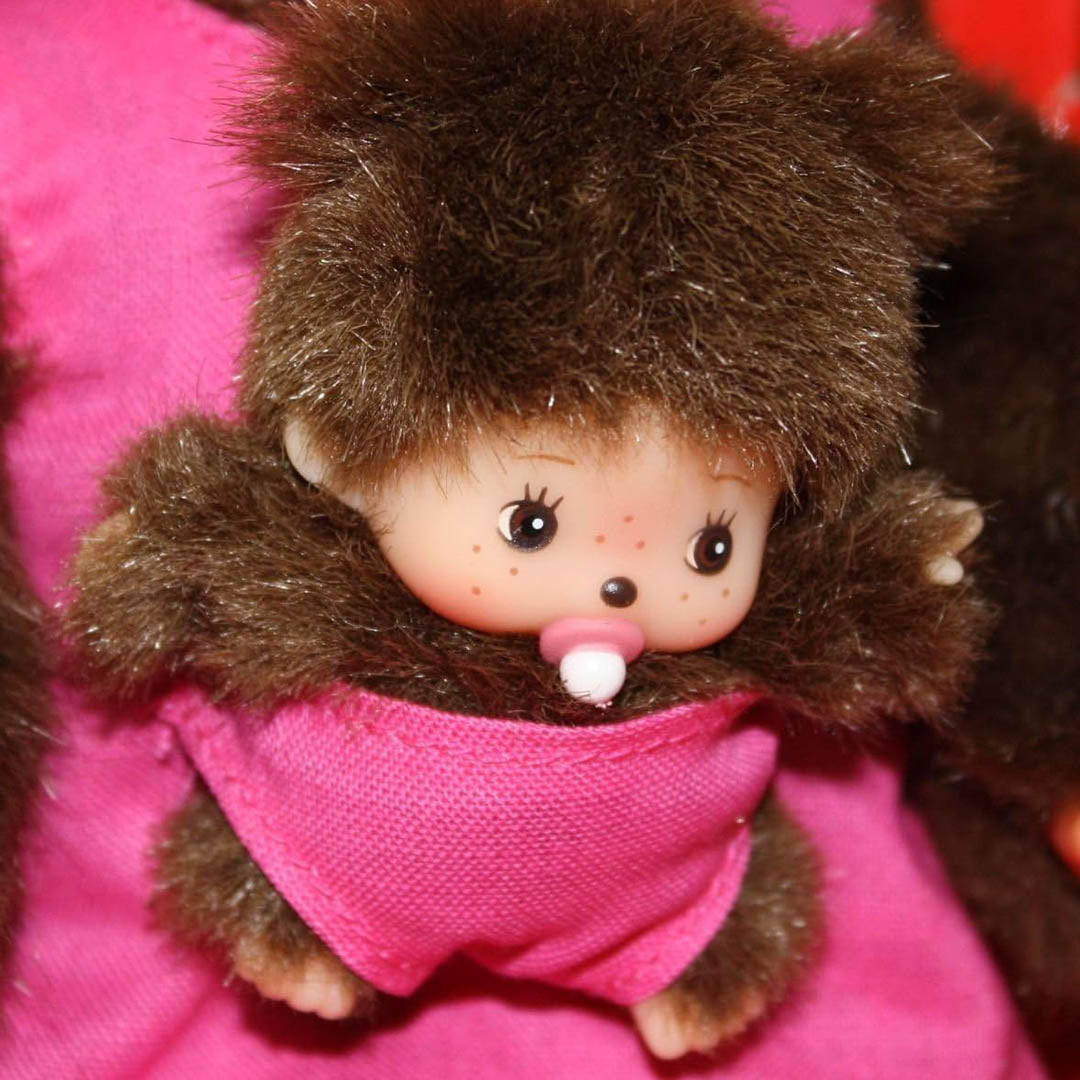 Monchhichi Mama and Baby Doll