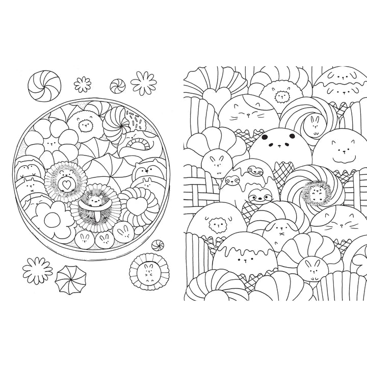 Coloring Book: A Million Cute Animals