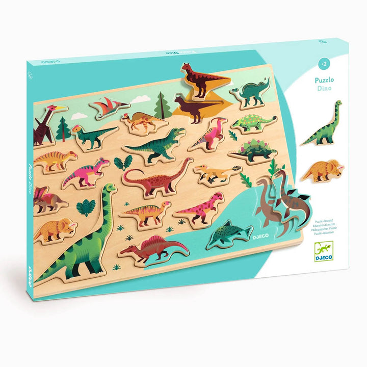 Wooden Puzzle - Puzzlo Dino