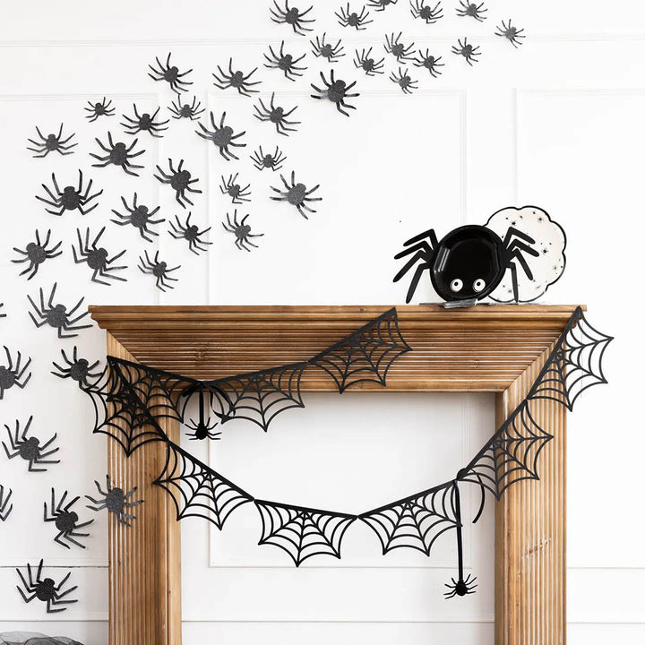 NEW Spider Web Bunting Banner