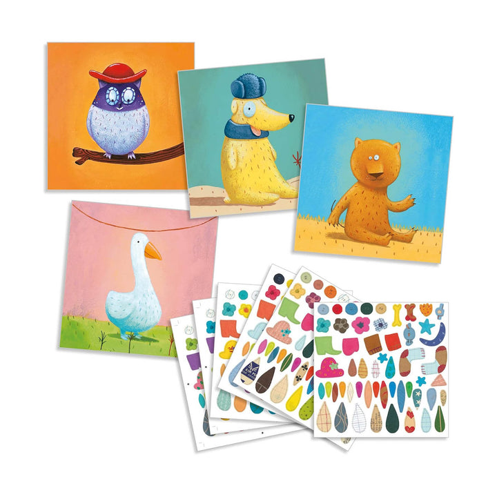 Create Animals Sticker Kit