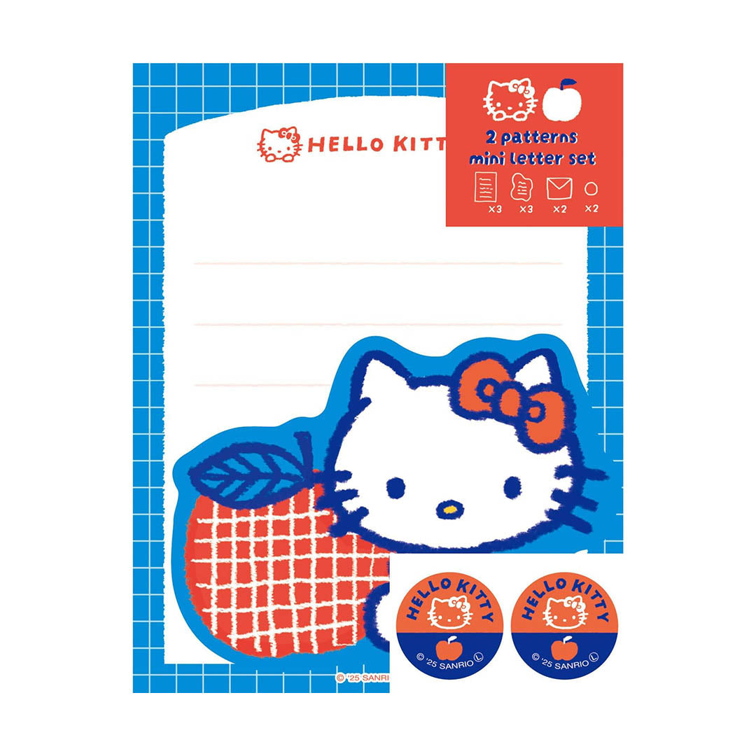 Sanrio Fruit Market Mini Letter Set - Hello Kitty