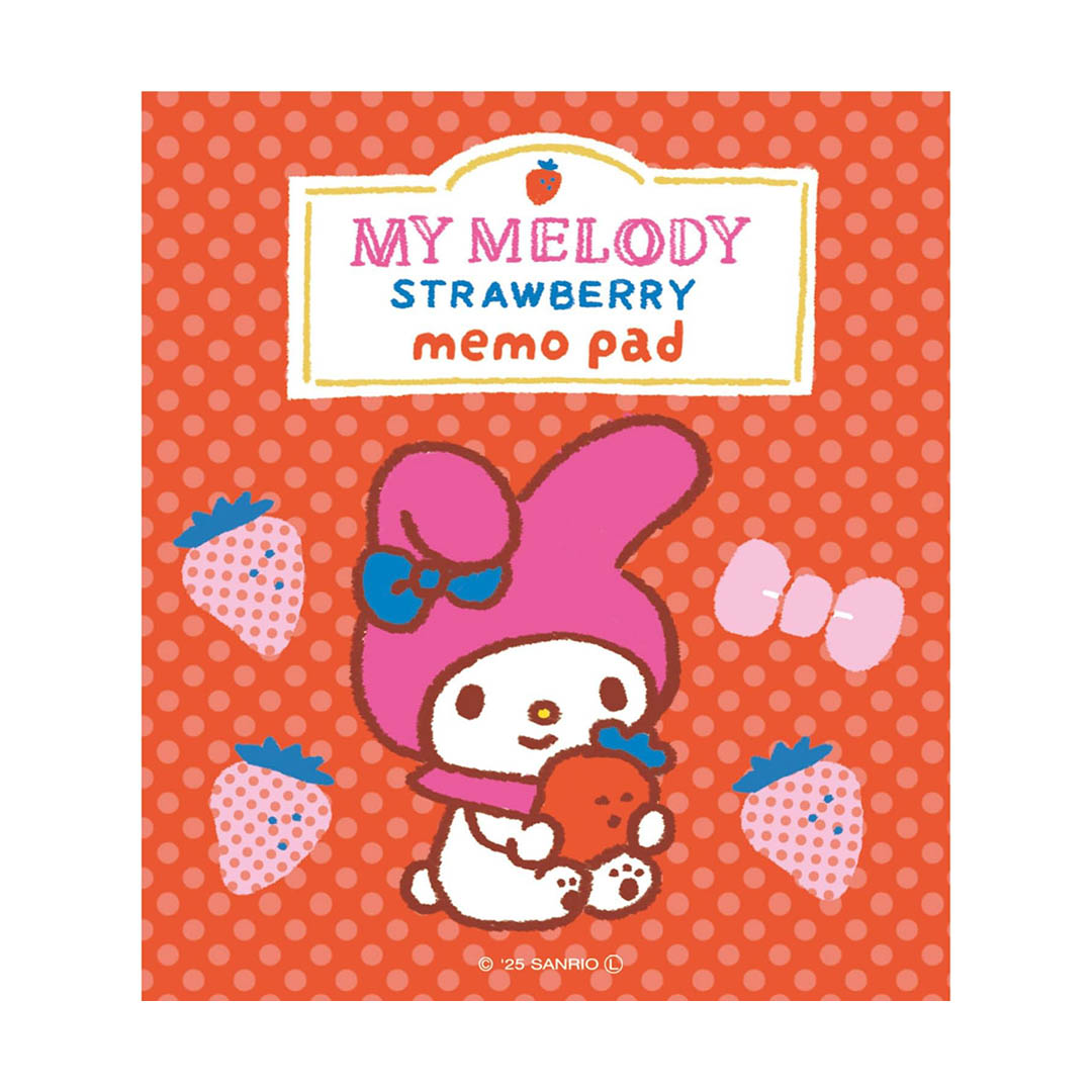 My Melody Strawberry Memo Pad