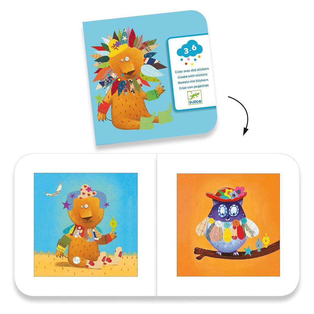 Create Animals Sticker Kit