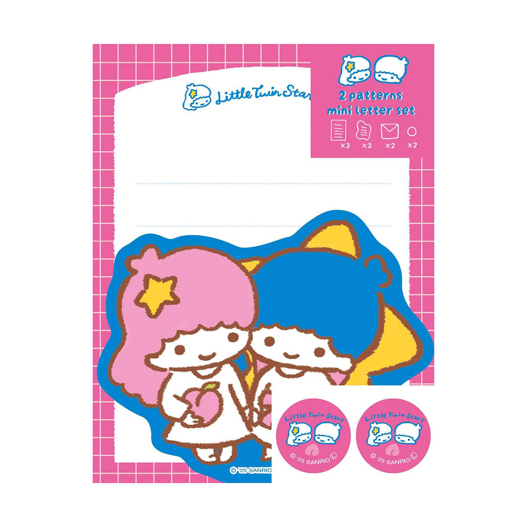 Sanrio Fruit Market Mini Letter Set - Little Twin Stars