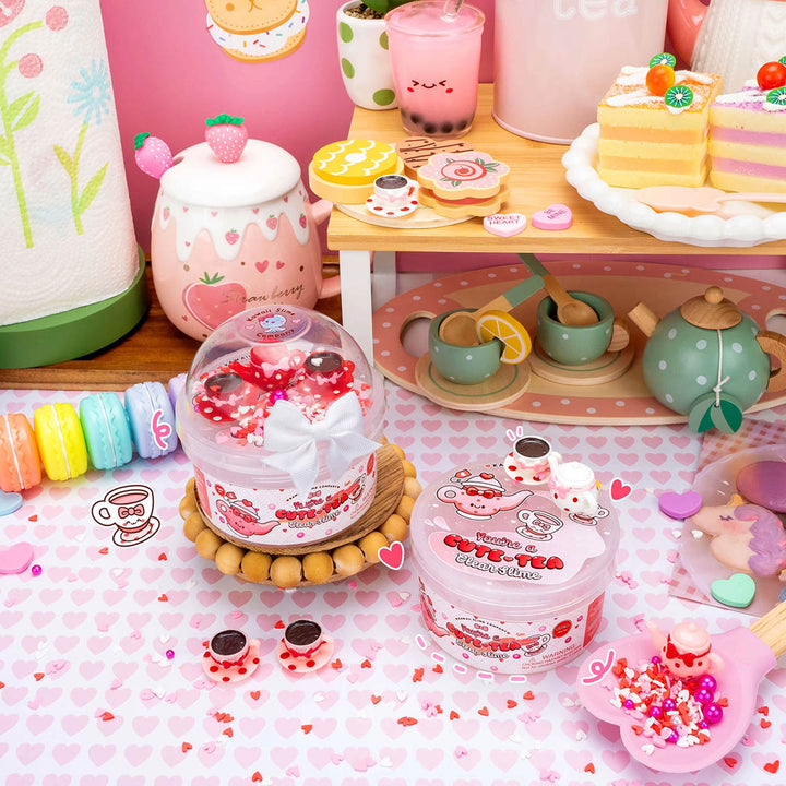 You're a Cute Tea Clear Signature Dome Slime