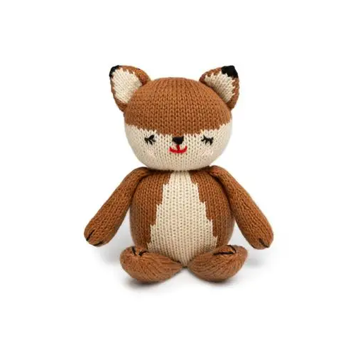 Fair Trade Peruvian Knit Cotton Dolls- Fox