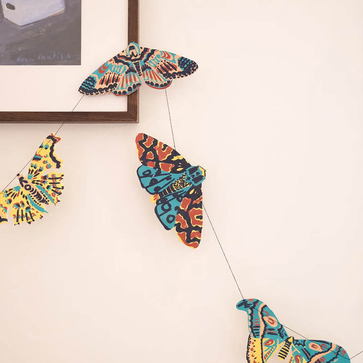 Moths Sewn Garland