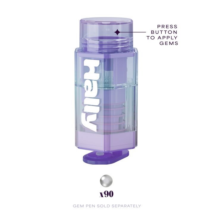 Hally Hair Gem Pen Pearl Refill 90 Count