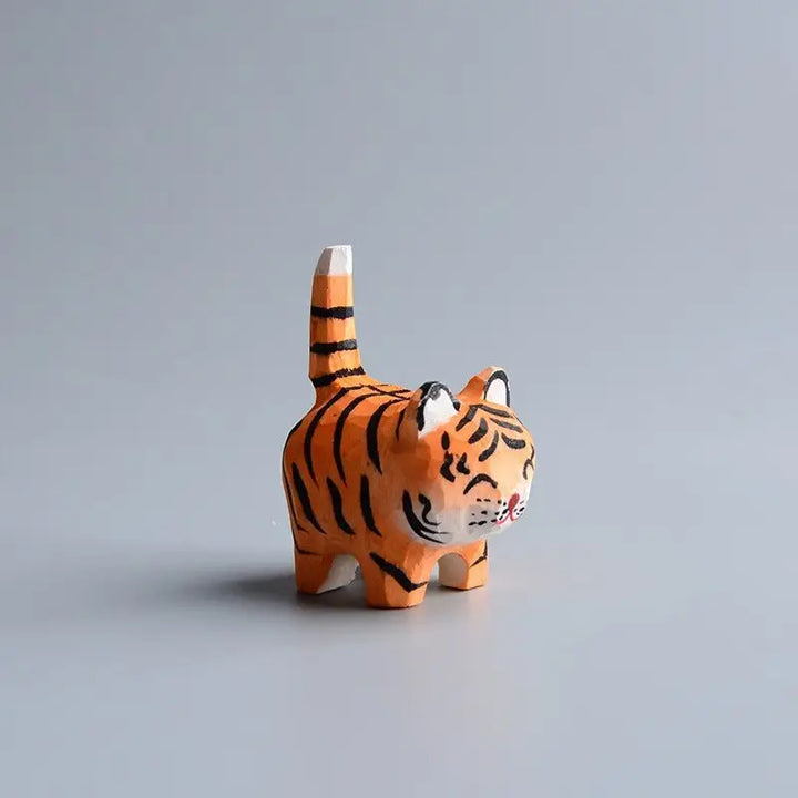 Handmade Wooden Animal- Tiger