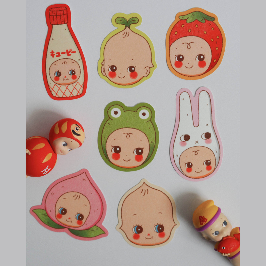 Kewpie Sonny — Die Cut Sticker