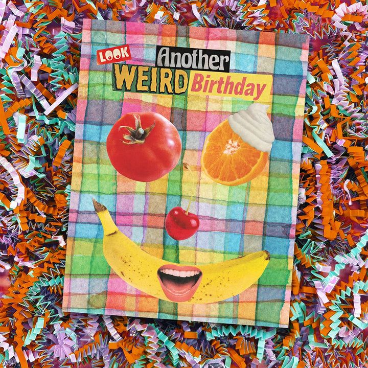 Weird Birthday - Surreal Collage Card