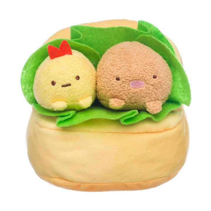 Tonkatsu and Ebi Sandwich Plush Sumikkogurashi