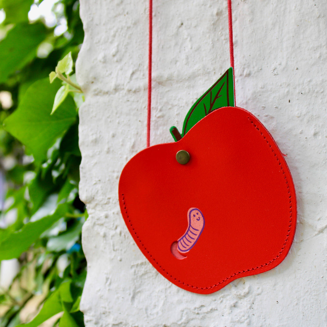 NEW Apple Pocket Purse- Red