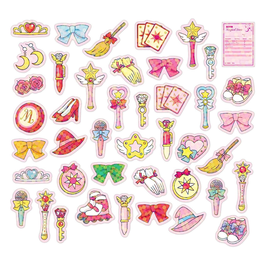 NEW Japanese 40 Pc. Sticker Set- Magical Store