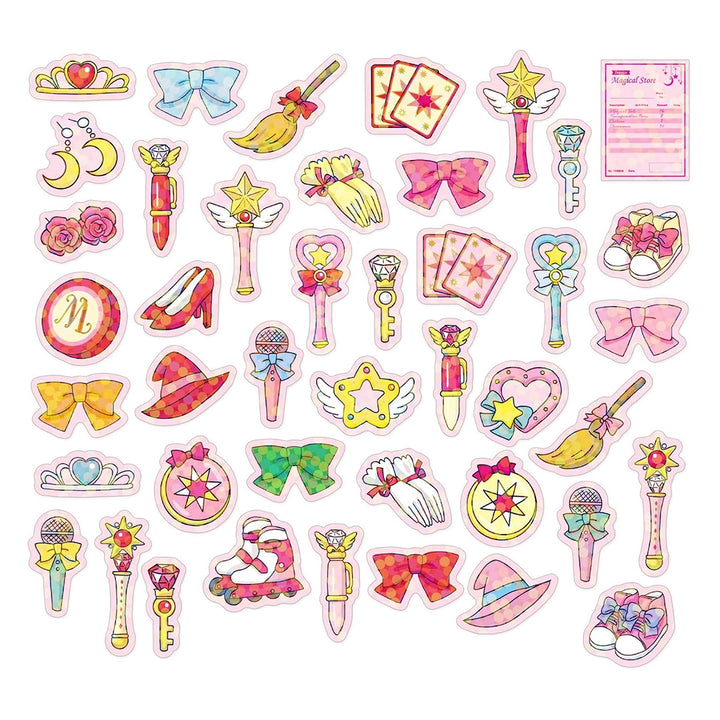 NEW Japanese 40 Pc. Sticker Set- Magical Store