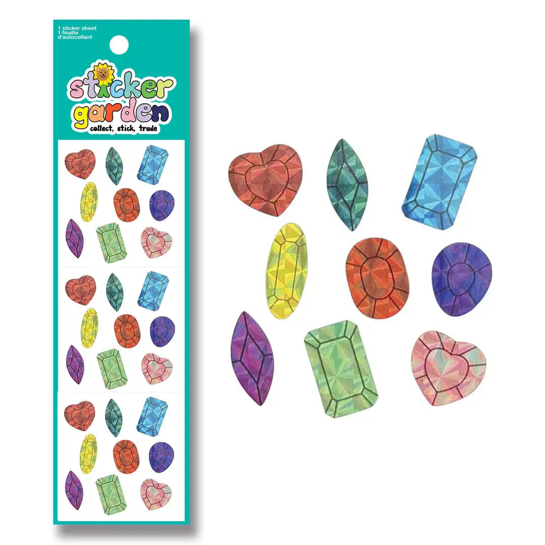 Prism Gems Colorful Sticker Sheets