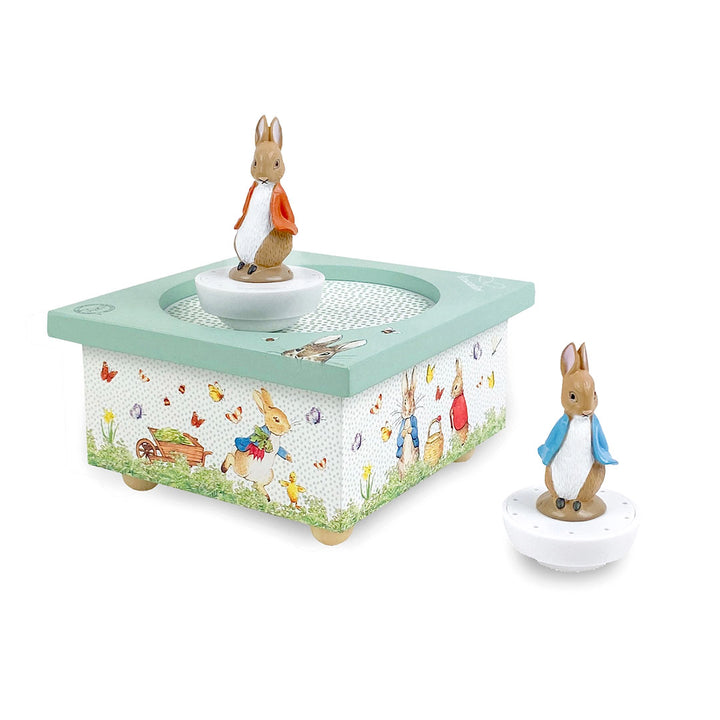 Dancing Peter Rabbit Music Box- Beatrix Potter