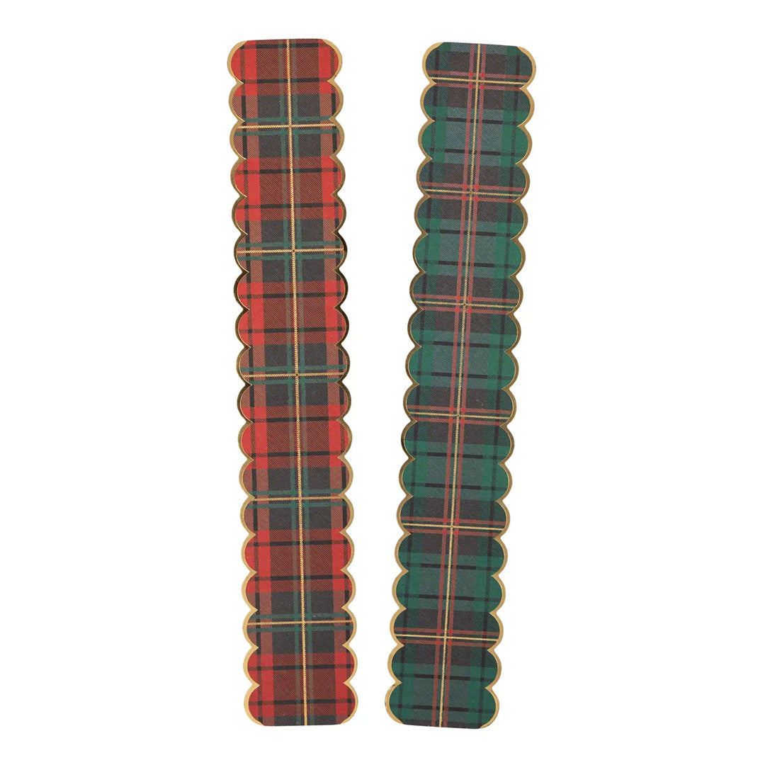 Red and Green Plaid 20ft Christmas Paper Chains