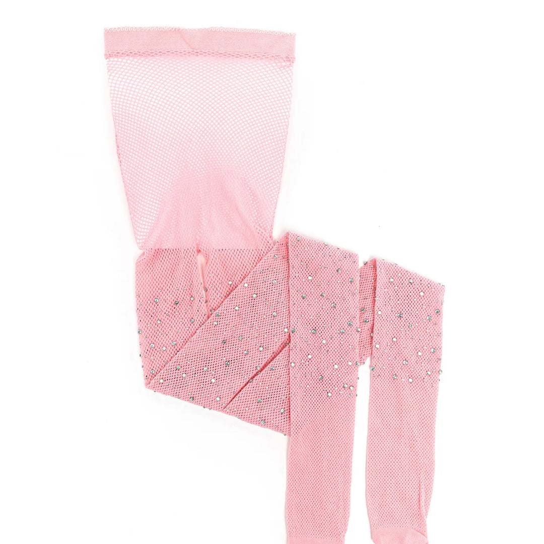 NEW Rhinestone Dress-Up Tights - Pink