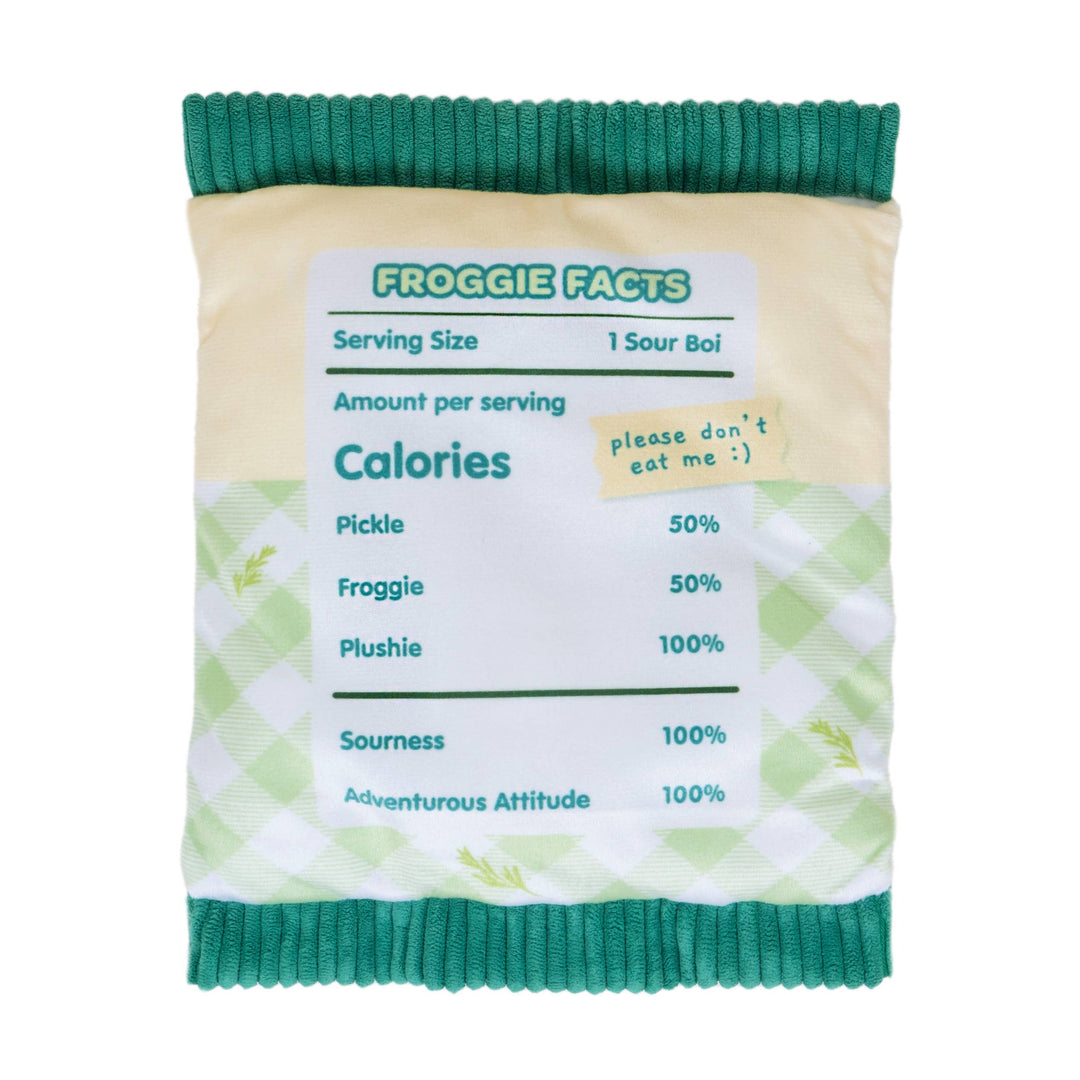 NEW Pickle Wawa (Cute Kawaii Frog Green Bag Food Snack Plush)