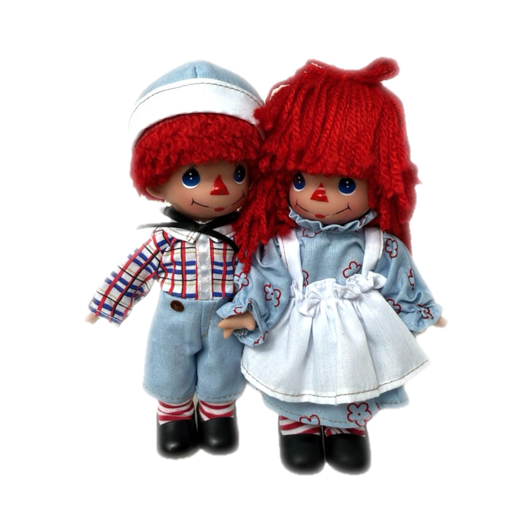 Timeless Classic Raggedy Ann & Andy Set - 7” Doll Set
