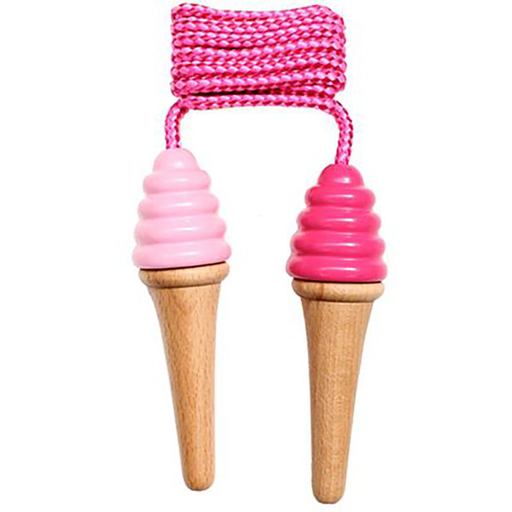 NEW Ice Cream Wooden Skipping Rope