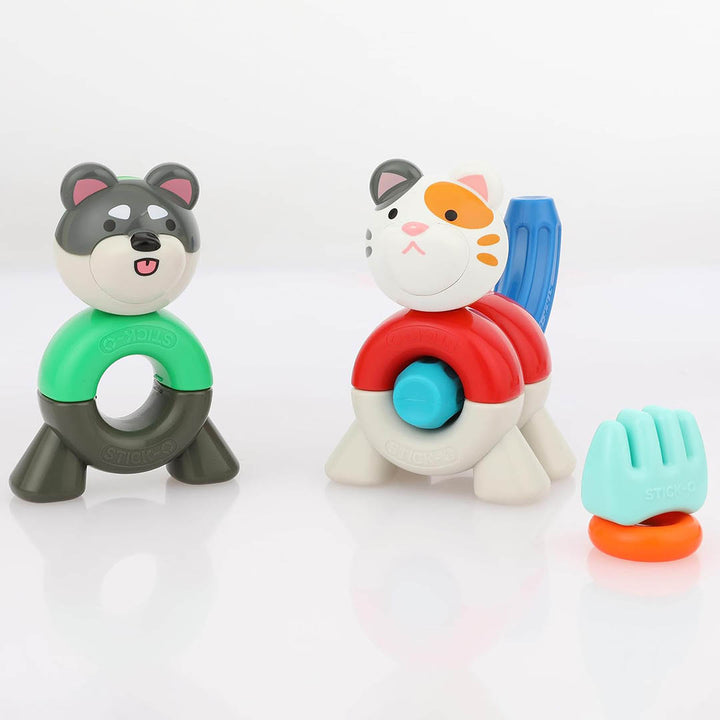 Stick-O Peekaboo Dog and Cat 27 Piece Set