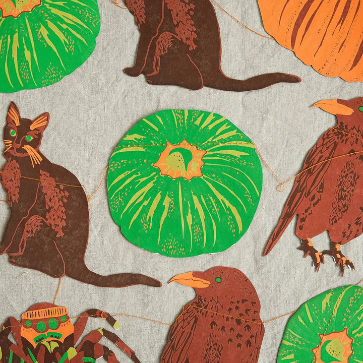 Pumpkin Sewn Garland