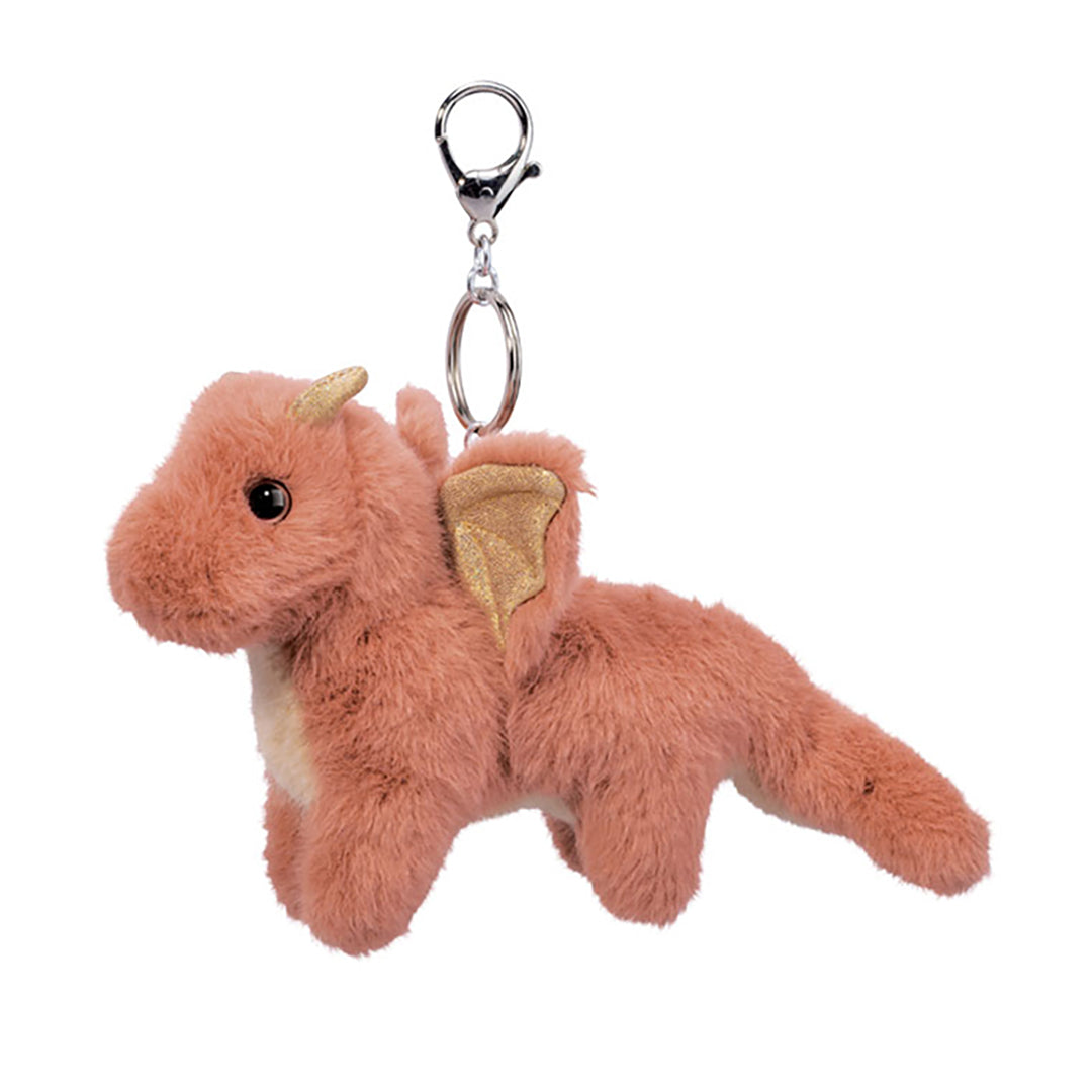 Rust Dragon Plush Toy Bag Charm