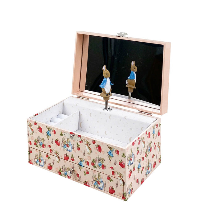 Peter Rabbit© Strawberries Musical Jewelry Box