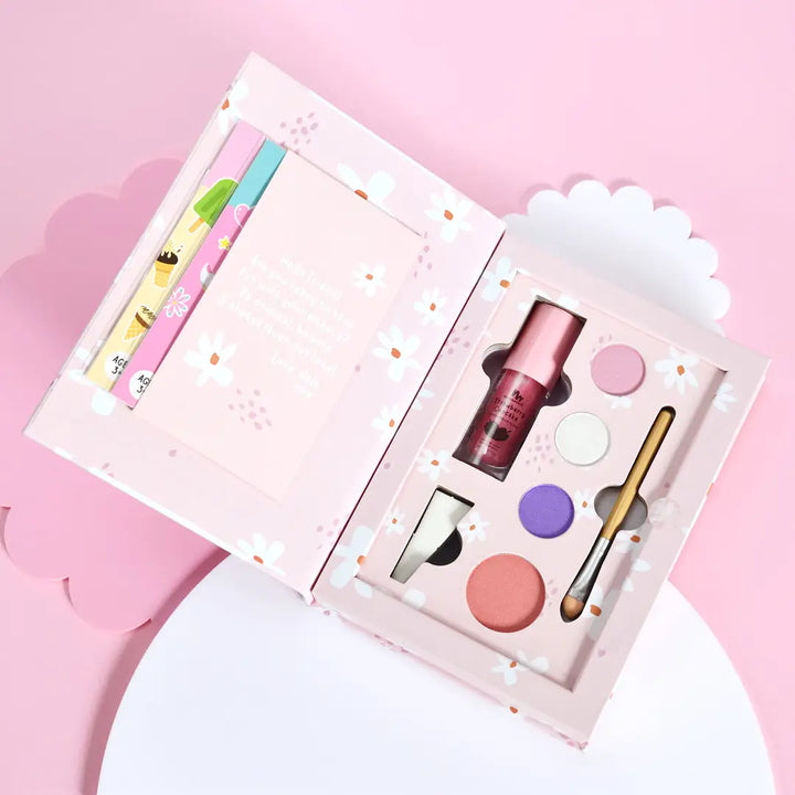 NEW Nala Pretty Play Kids Makeup Deluxe Box Set - Pink Daisy