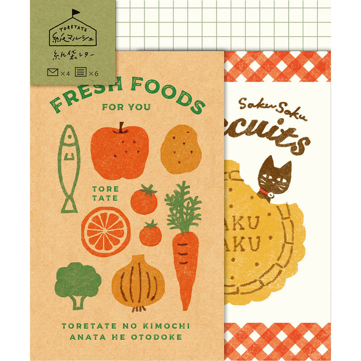 Japanese Mini Letter Set - Biscuit Marche