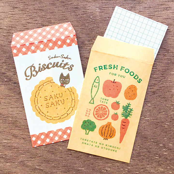 Japanese Mini Letter Set - Biscuit Marche