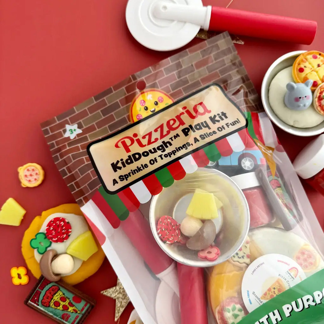 Scented Natural Sensory Play Dough Kit- Pizzeria