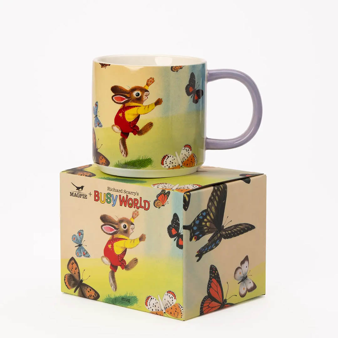 Richard Scarry I am a Bunny Butterfly Mug