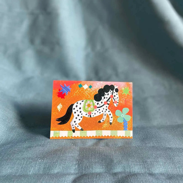Circus Pony Mini Greeting Card