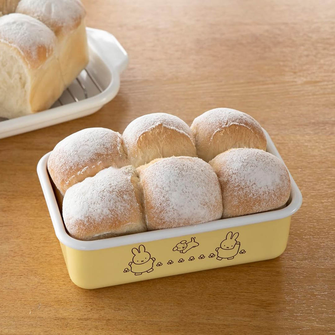 NEW Miffy Fuji-horo Enamel Storage Container