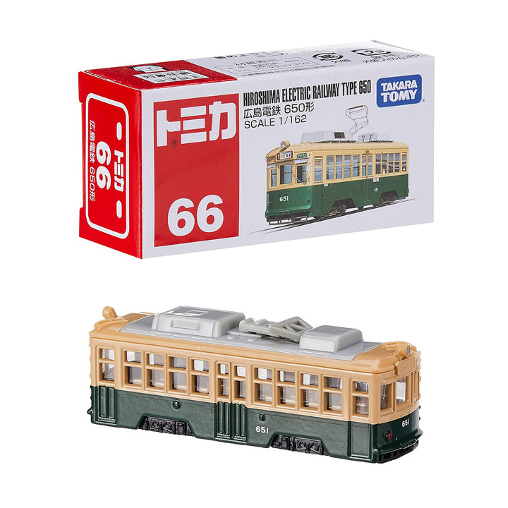 Japanese Mini Cars - Tomica Hiroshima Electric Railway Type 650