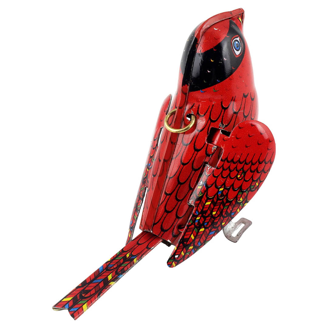 Retro Tin Toy Red Bird