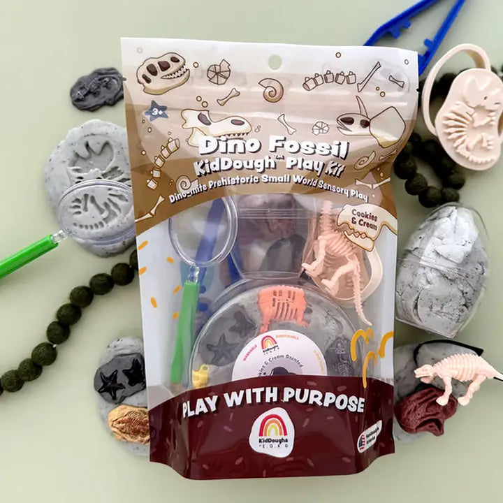 Dinosaur Fossil Dig KidDough Play Kit