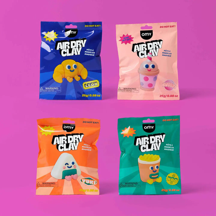 Air Dry Clay - Kawaii Food Friends - Many Styles Available!