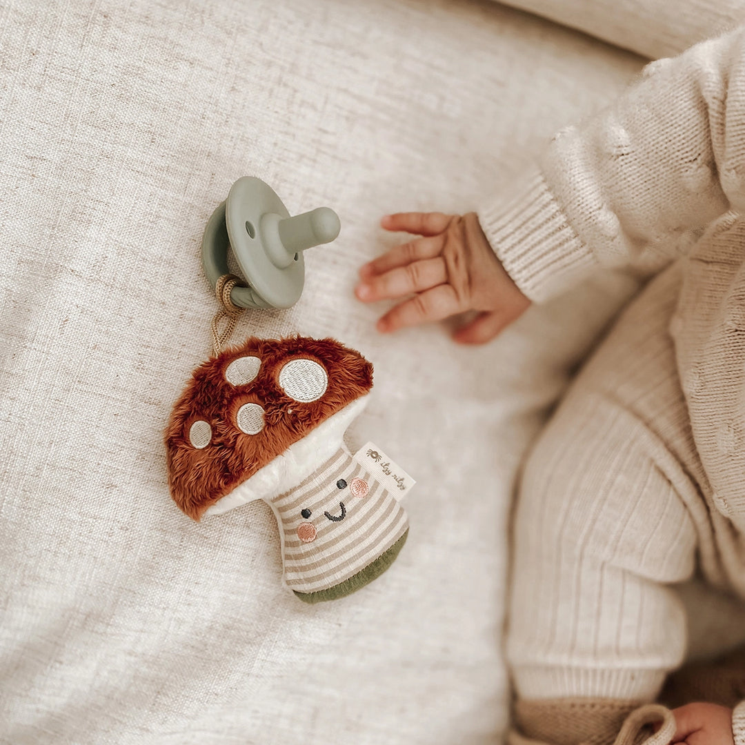 Mushroom Pacifier and Pal