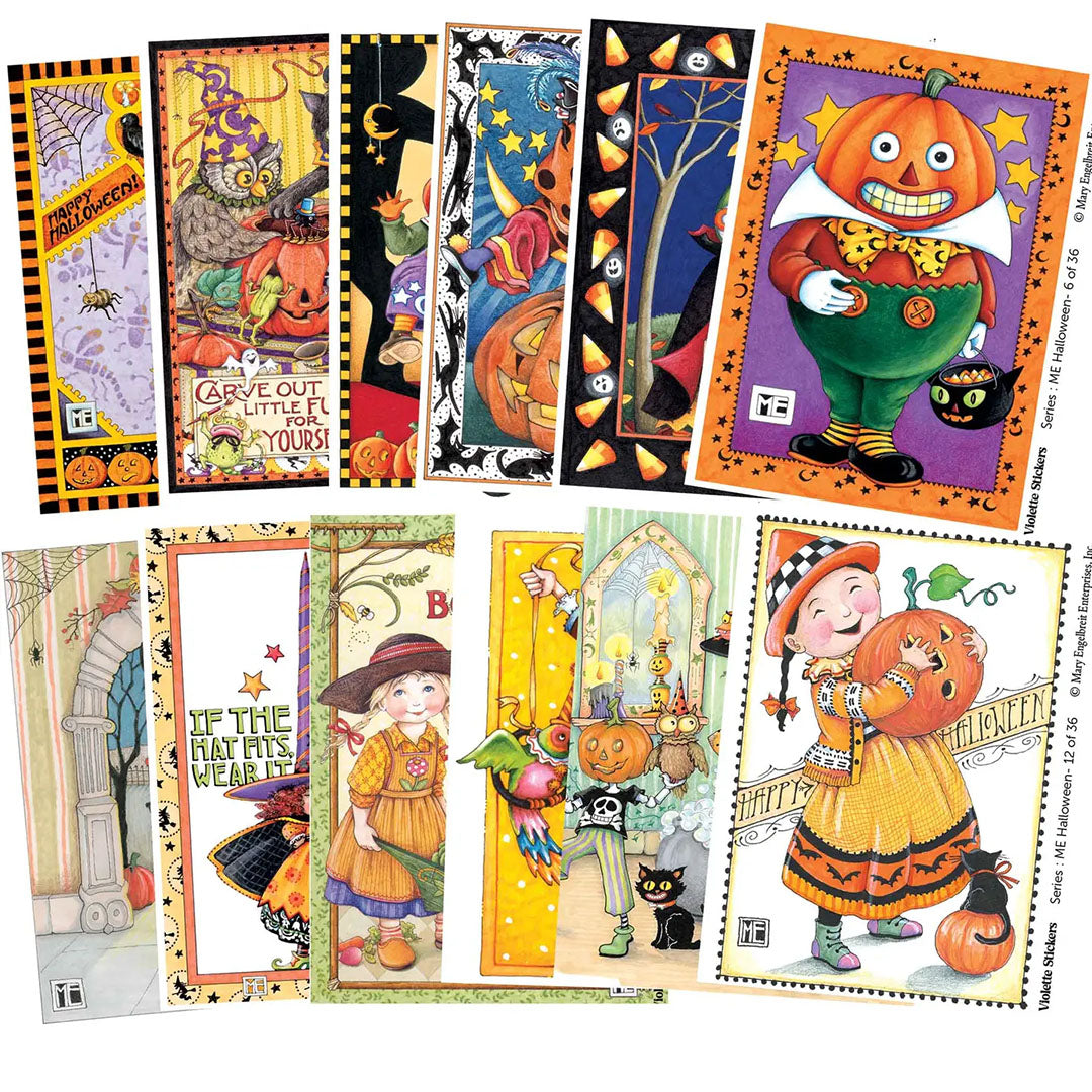 Mary Engelbreit Halloween Girl Sticker Tin