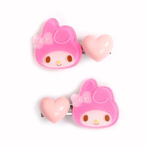 Sanrio Characters Acrylic Hair Clip 2Pcs SET
