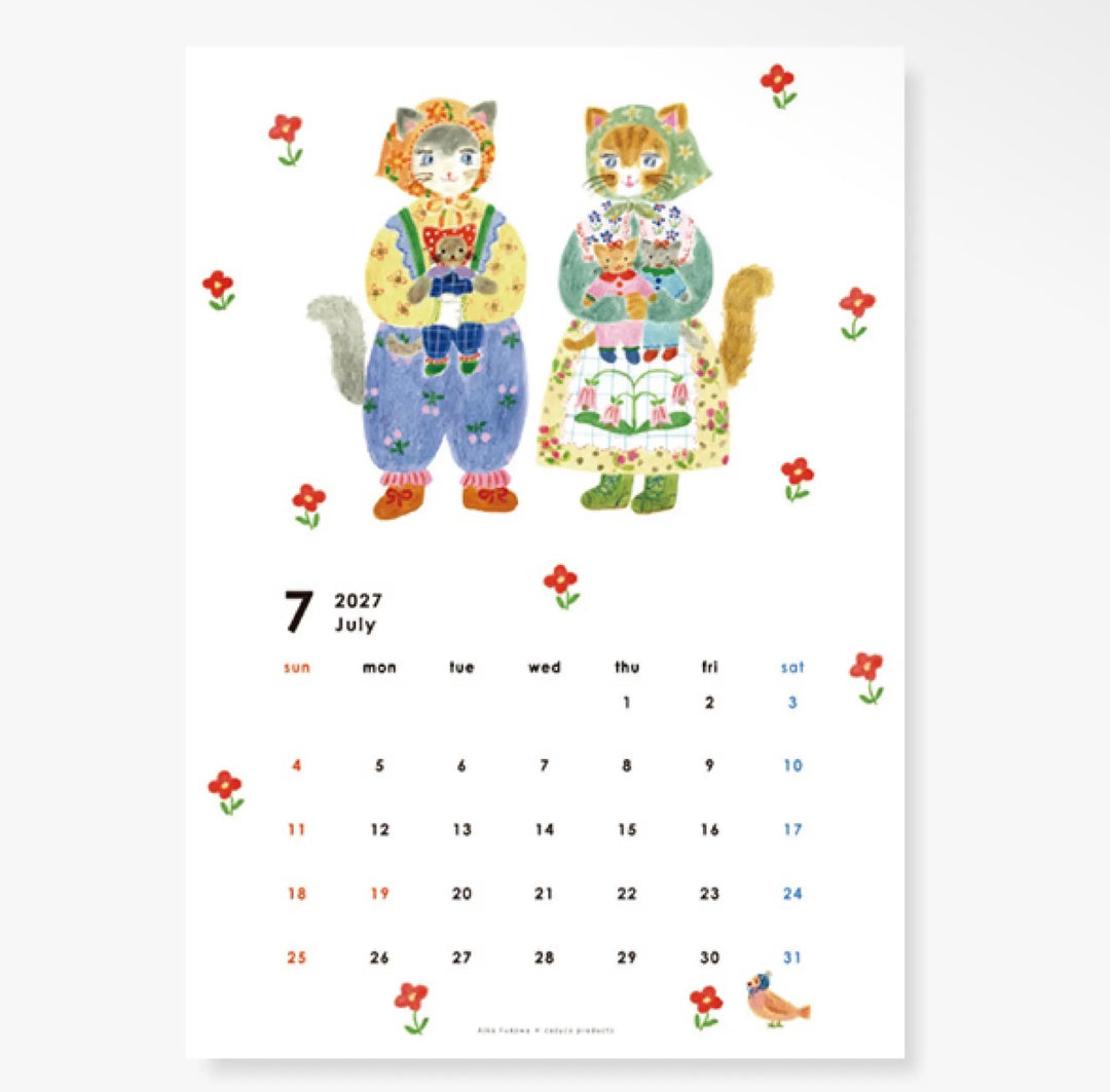 Aiko Fukawa 2027 Calendar